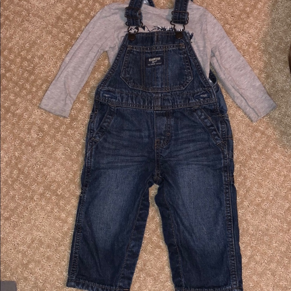OSHKOSH 12 month overalls